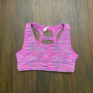 Girls Ideology Sports Bra Pink